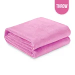 Flannel Fleece Blanket Throw 54"x90" – Pink