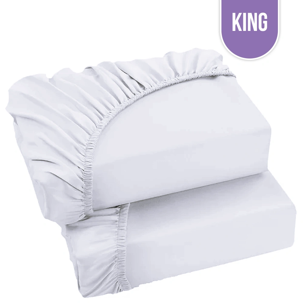 T-180 Economy King Fitted Bed Sheet – 78″x80″x9 T-180 Economy King Fitted Bed Sheet – 78″x80″x9