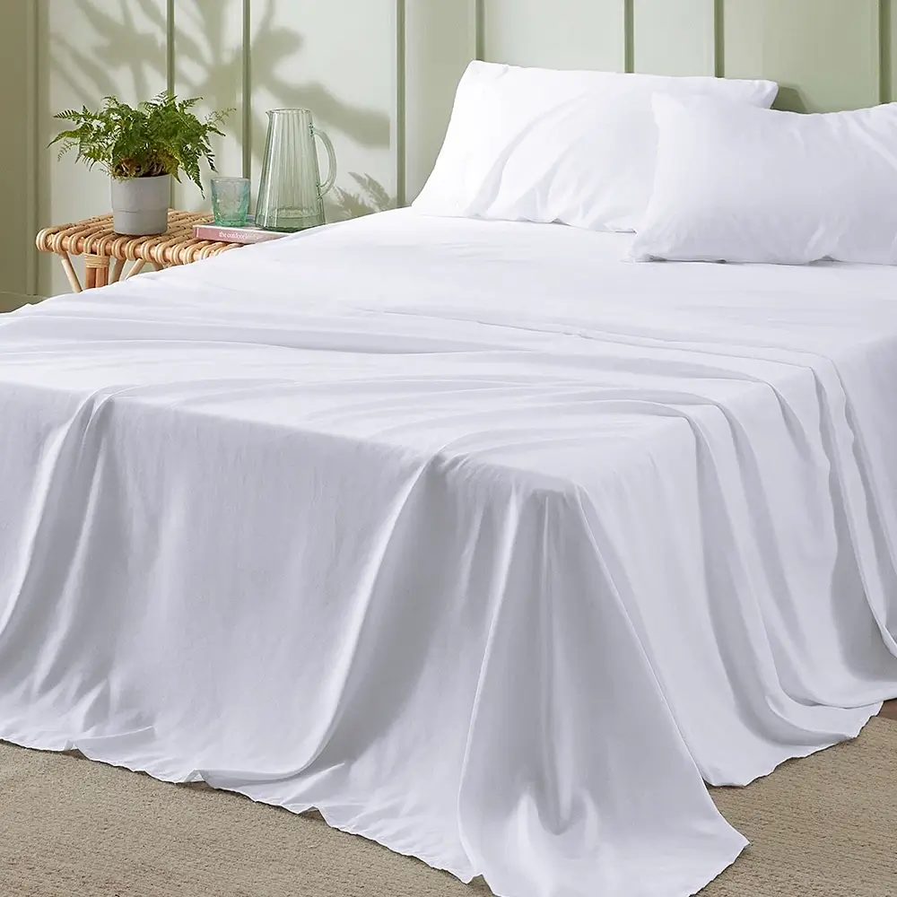 T200 Premium Flat Bed Sheets Queen1