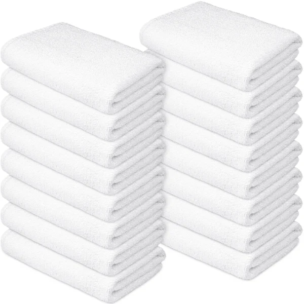 Regal Economy White Washcloths 12"x12" 1lbs