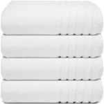 Lush Ultra Luxury Bath Towel – White 27″x54″