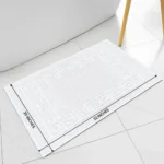 luxury bathroom floor mats 20"x32"