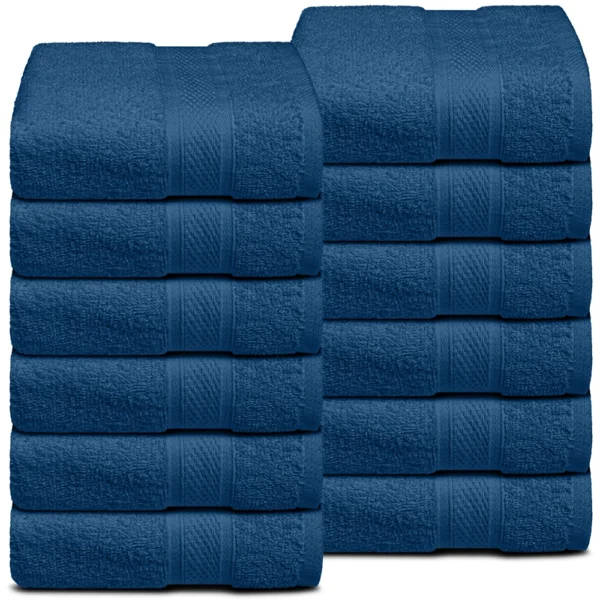 Imperial Premium Color Face Towels 12"x12"