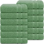 Royale Classic Luxury Color Face Towels 13"x13"