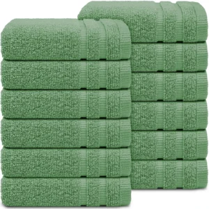 Royale Classic Luxury Color Face Towels 13"x13"