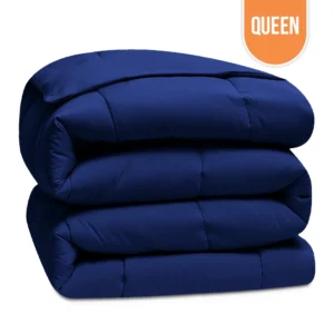Economy Comforters Queen 90"x90" – Navy Blue