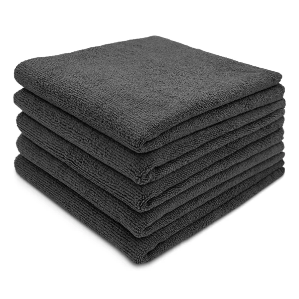 Premium Microfiber Cloths 12"x12" Grey