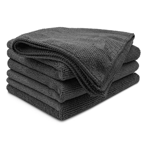 Premium Microfiber Cloths 16"x16" Grey