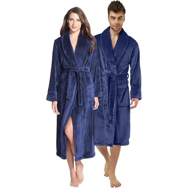 Flannel Fleece Bathrobe
