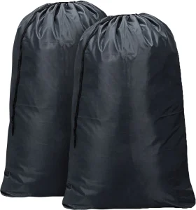 Grey Nylon Laundry Bags 24x36