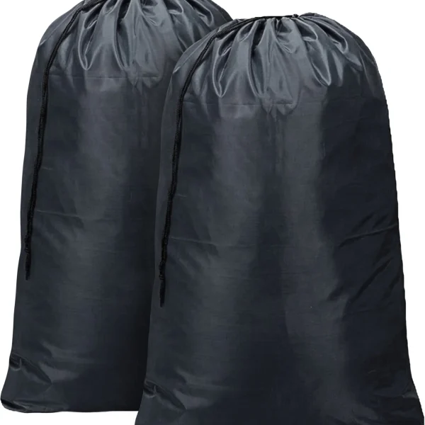 Grey Nylon Laundry Bags 24x36