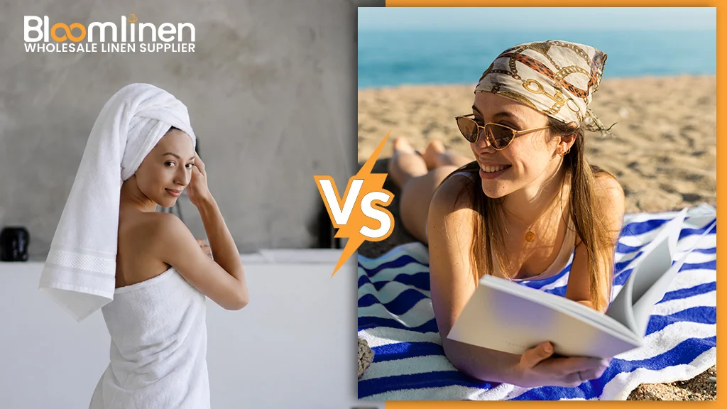Bath vs Beach Towels - Comparing for Hospitality Properties