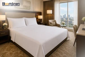 Bloom-Linens-White-Bedsheets-in-5-Star-Hotel