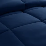 Microfiber Comforter Twin 66″x90″ – Navy Blue