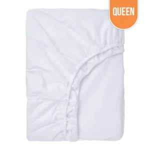 T-180 Economy Queen Fitted Bed Sheet – 60″x80″x9