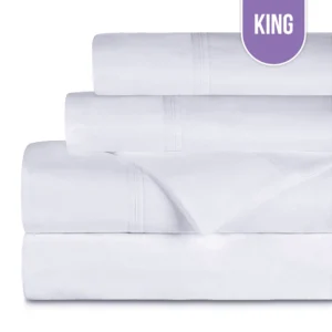 T-180 Economy King Flat Bed Sheet – 108″x110″