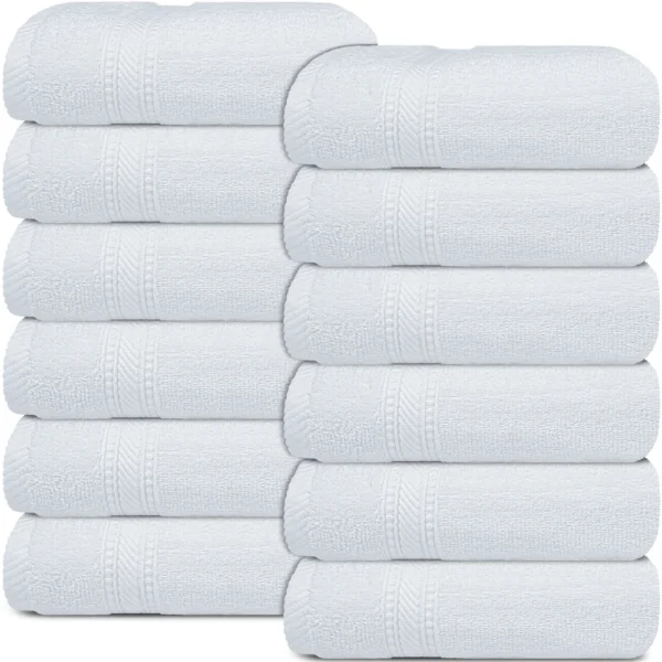 Prestige Luxury Face Towel – White 13″x13″