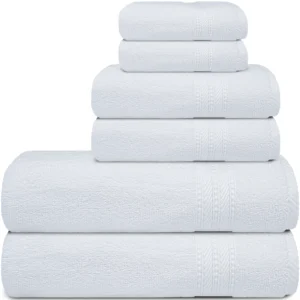 1st image Front White Towels Set