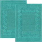 Prestige Luxury Color Bath Mat - Teal 20"x32"