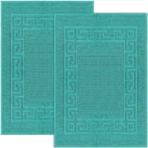 Prestige Luxury Color Bath Mat - Teal 20"x32"