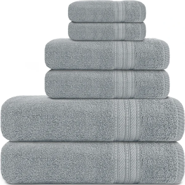 Prestige Luxury Color Towel Set – Light Grey