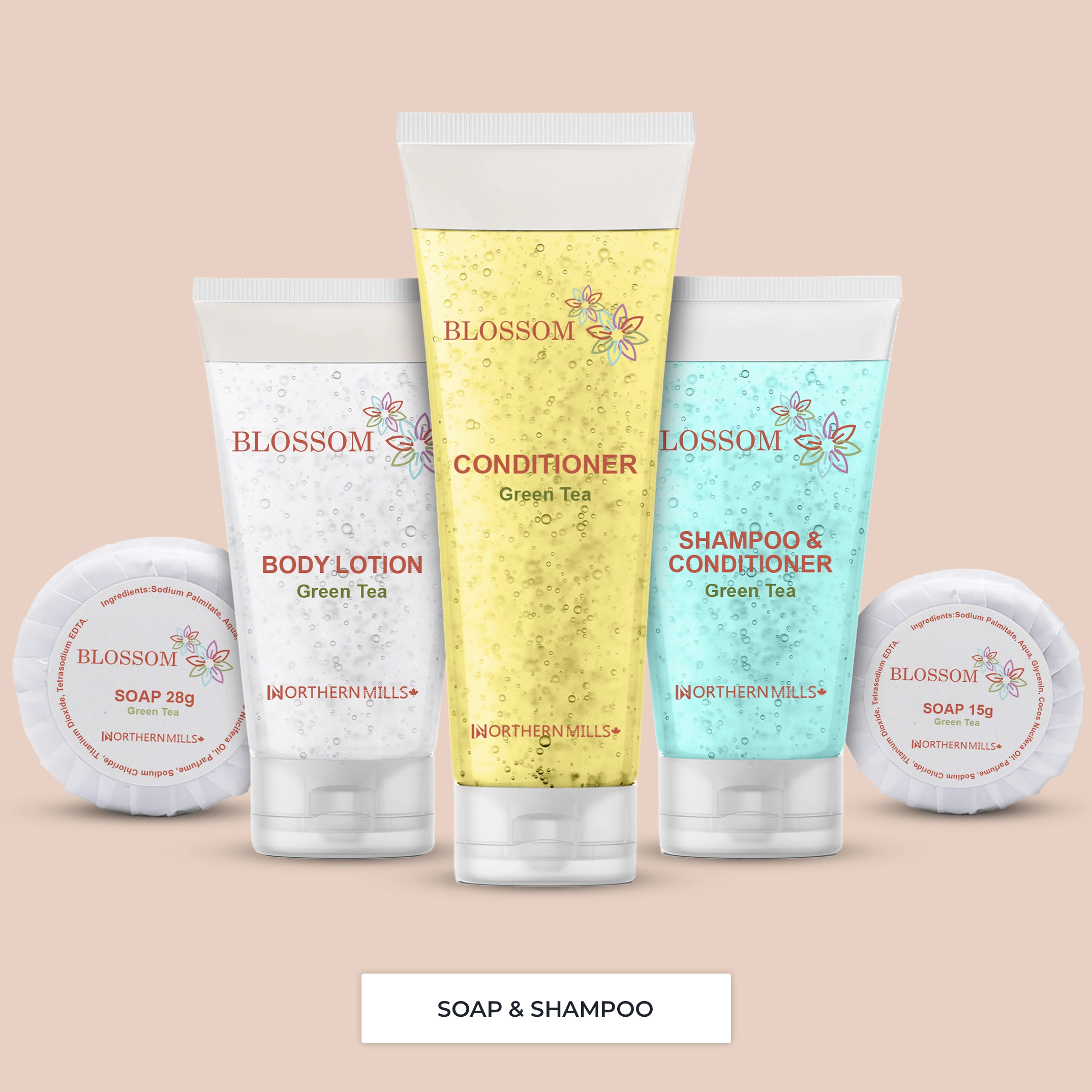 Soap and shampoo