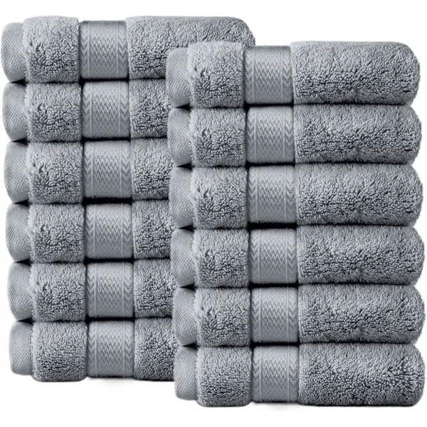 Premium Color Washcloth Towels 12"x12"