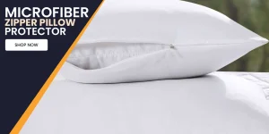 Microfiber Pillow Protector with Zippers