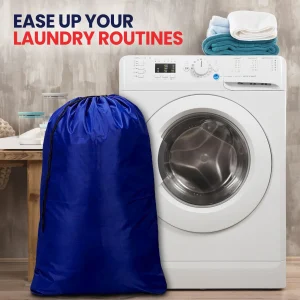 Blue Blue Nylon Laundry Bags Related Image 6