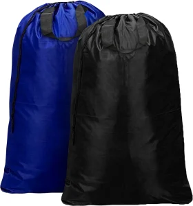 Blue n Black Nylon Laundry Bags 30x40 Swatch