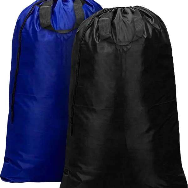 Blue n Black Nylon Laundry Bags 30x40 Swatch