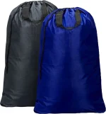 Grey n Blue Nylon Laundry Bags 30x40 Swatch