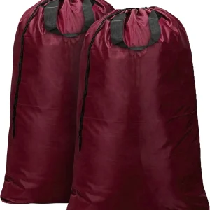 Red Nylon Laundry Bags 30x40 Swatch