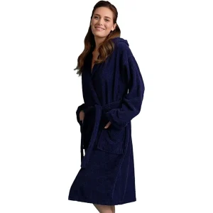 Everest Bathrobe Hooded Blue
