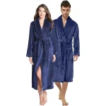 Flannel Fleece Bathrobe
