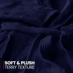 Everest Bathrobe Hooded Blue5