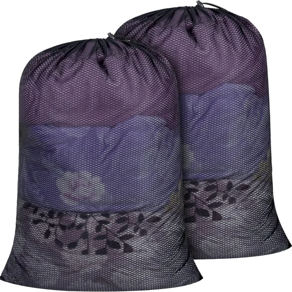 Black Mesh Laundry Bags Swatch