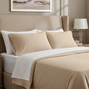 Bone Color Flat Bedsheets2