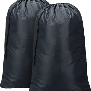 Grey Nylon Laundry Bags 24x36