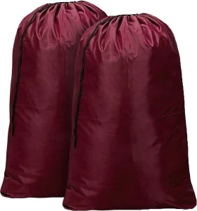 Red Nylon Laundry Bags 24x36 Swatch