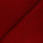 Waffle Kashmir Bathrobe Burgundy3