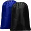 Blue n Black Nylon Laundry Bags 24x36 Swatch