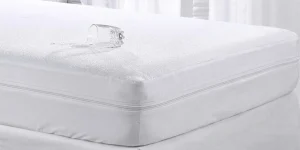 Waterproof Pad in Hotel Bedroom Setting