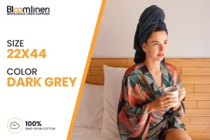 Dark Grey Bath Towels for dorms