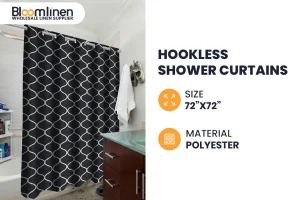 Hookless shower curtain catalog - Bloom Linen