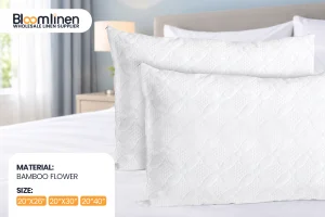 Bamboo pillow protector features