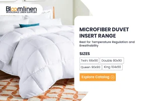 Microfiber Duvet Inserts Catalog for Winters - Bloom Linen