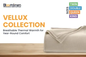 winter blankets in a stack for hot sleepers and temperature control bedding
